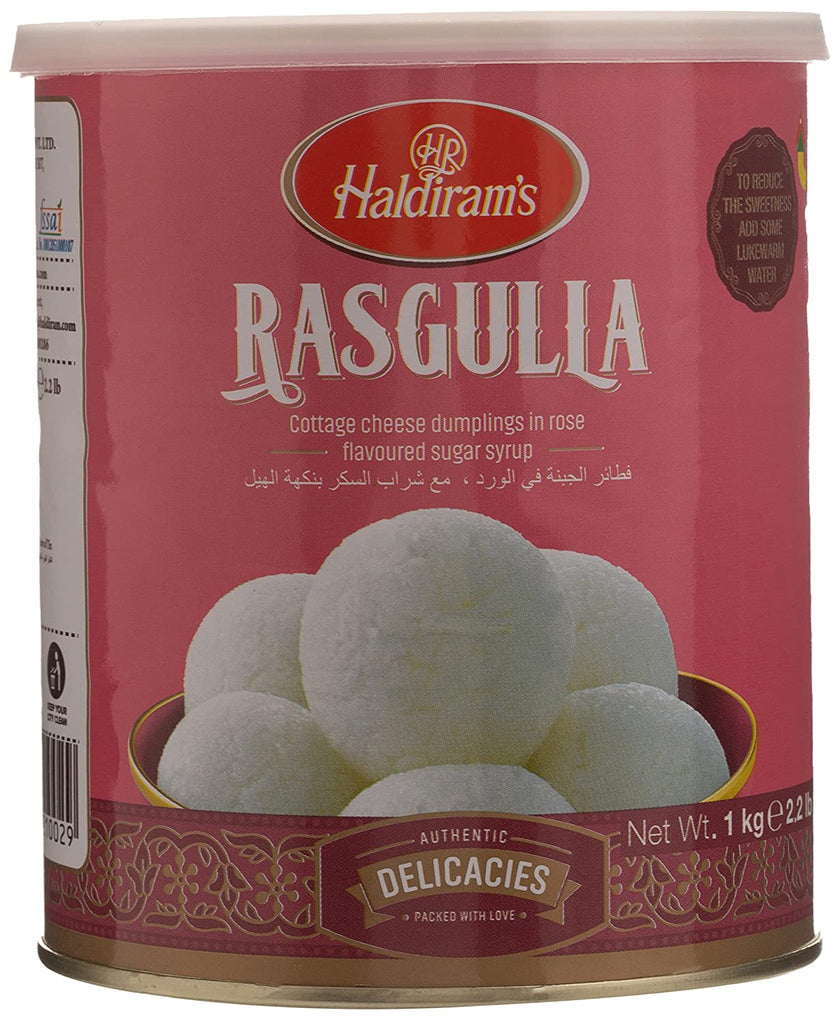 Haldirams Nagpur Rasgulla Snacks Sri Sairam Foods 1 KG 
