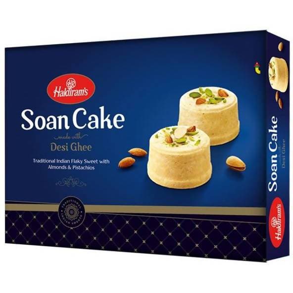 Haldiram's Soan Cake Snacks Haldirams 500 grams 