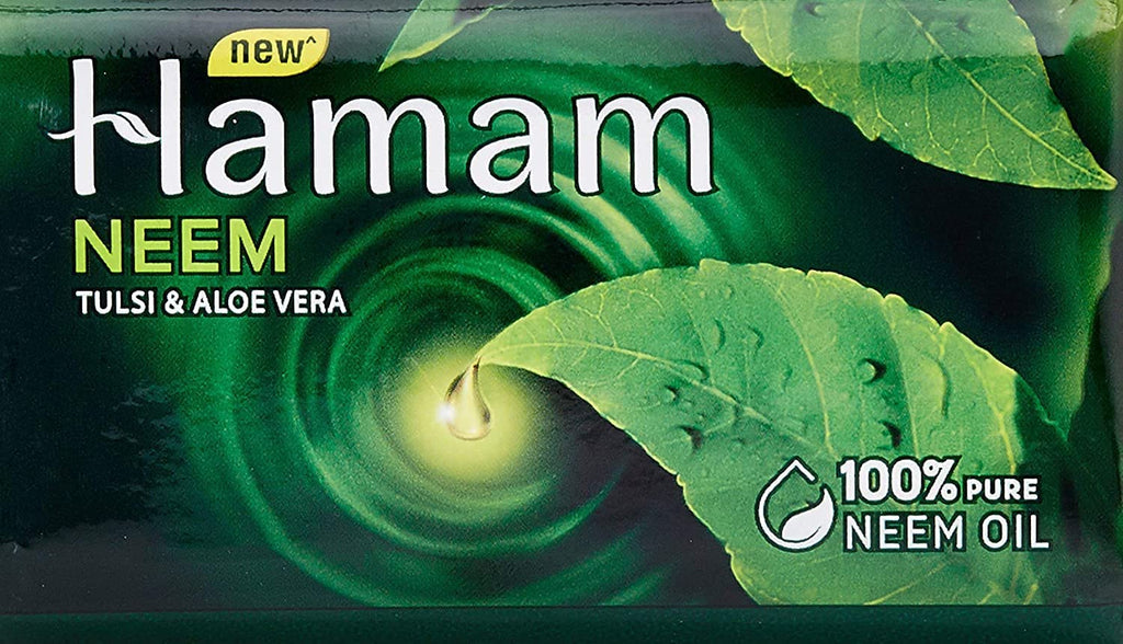 Hamam With Neem Tulsi and Aloevera Soap Sri Sairam Foods 100 Grams 