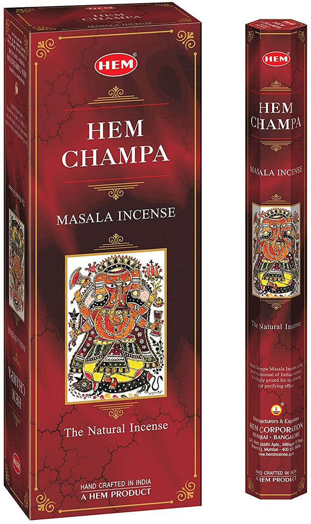 HEM Champa Agarbatti puja India Imports & Exports 1 box 