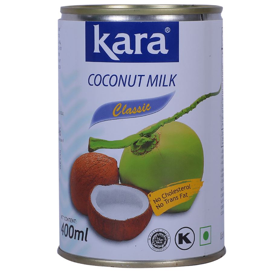Kara Coconut Milk – Classic Can Spices Takari 400 ml / 13.5 Fl.oz 