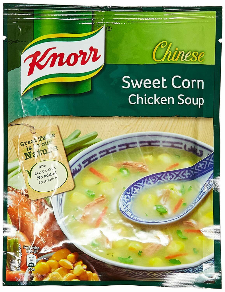 Knorr Sweet Corn Chicken Soup Soup Sri Sairam Foods 42 gms 