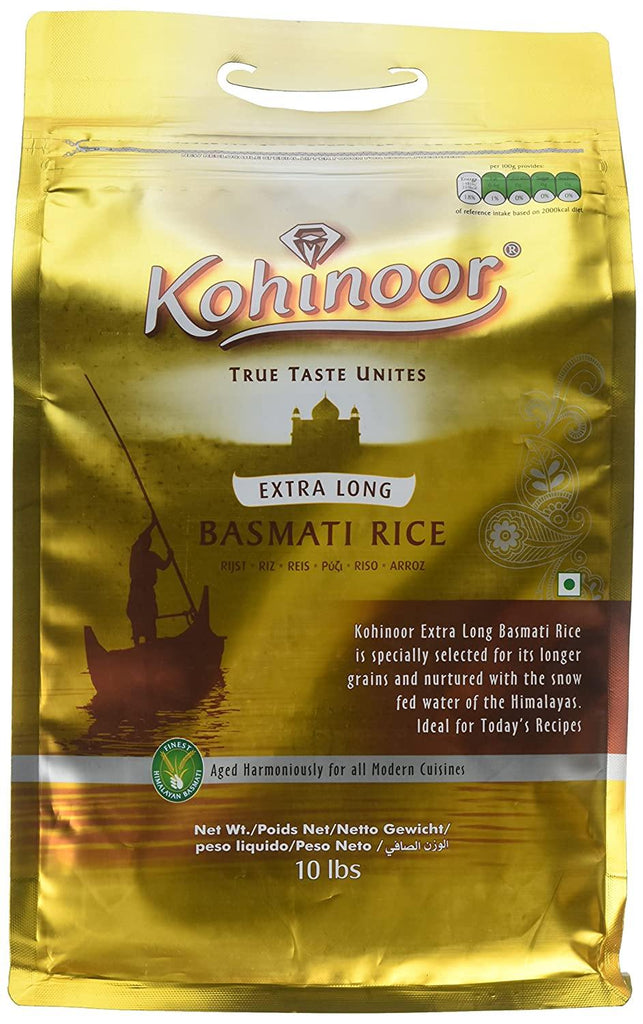 Kohinoor Gold Basmati Rice Rice Malabar 10 Lbs 