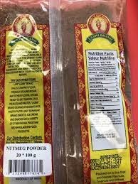 Laxmi Nutmeg Powder Spice House Of Spices 
