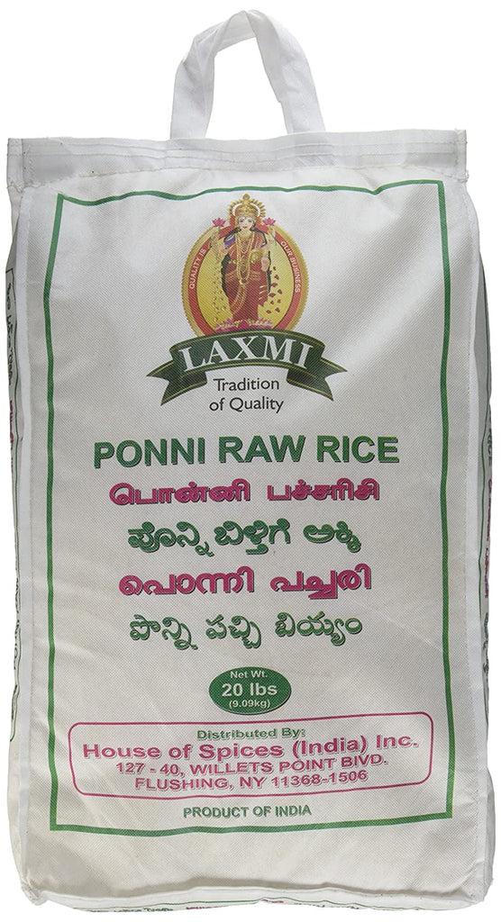 Laxmi Ponni Raw Rice Rice House Of Spices 10lb 