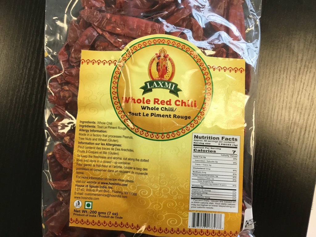Laxmi Red Chili Whole Spice House Of Spices 