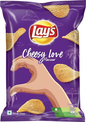 Lays Chips Snacks Sri Sairam Foods Cheesy Love Flavour 