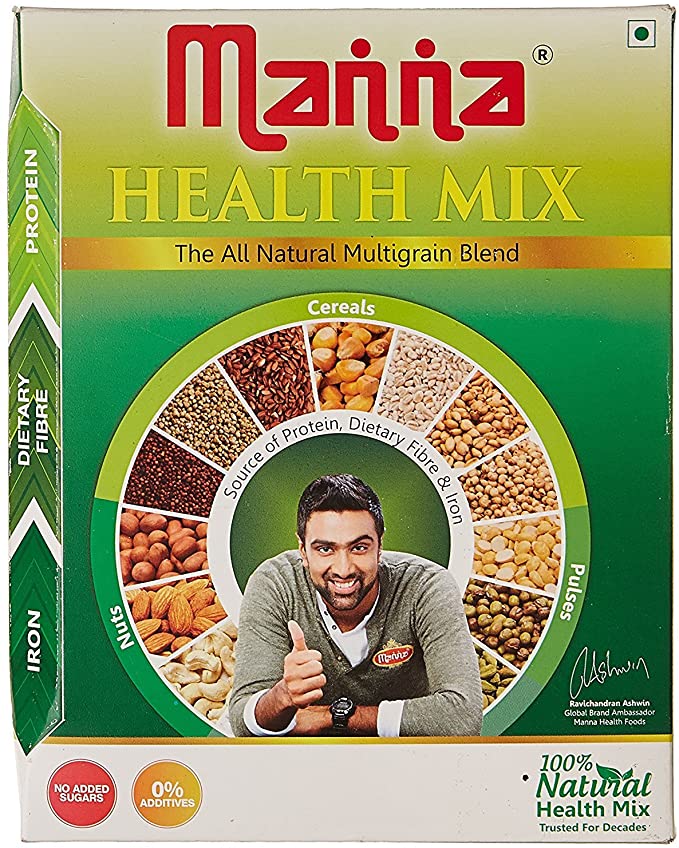 Manna Health Mix Nutrition Drinks & Shakes Vadilal 500 gm 