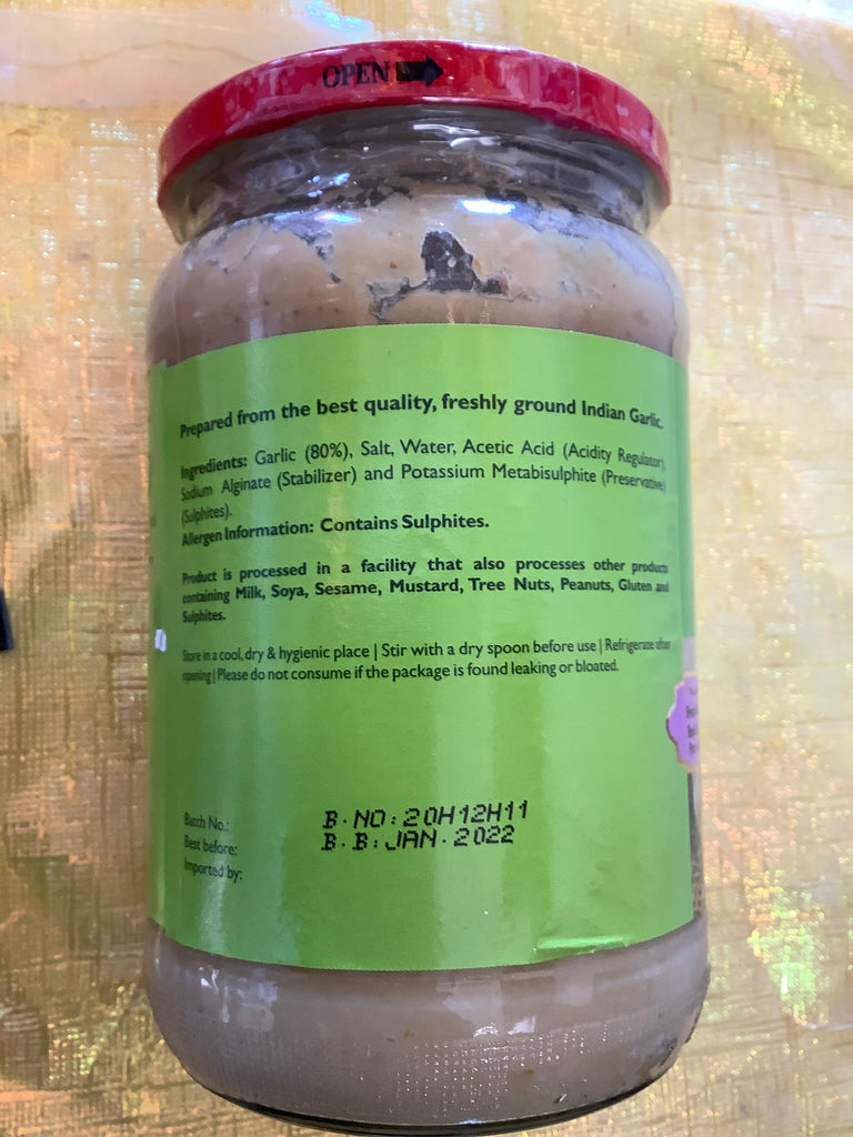 Mother’s Garlic Paste Paste Shah Distributors 