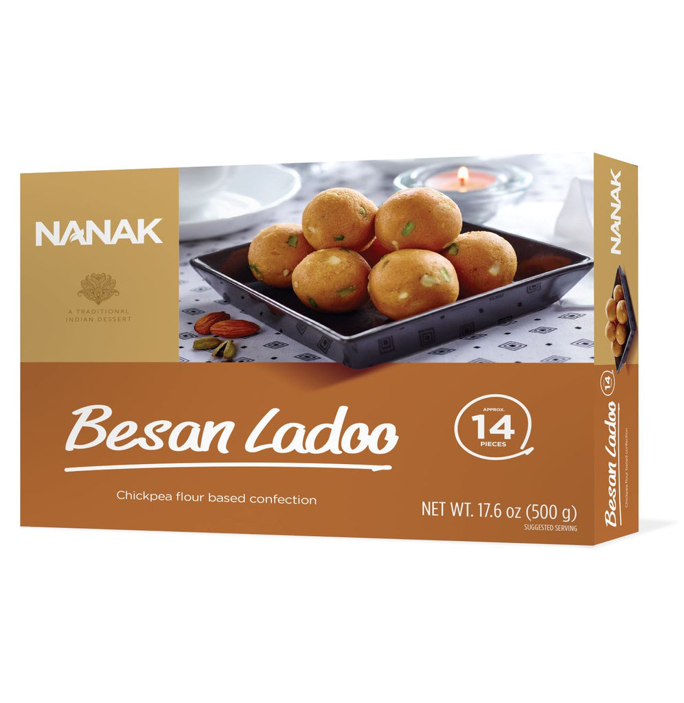 Nanak Besan Ladoo Frozen Food Gourmet Wala 500g 14 Pcs 