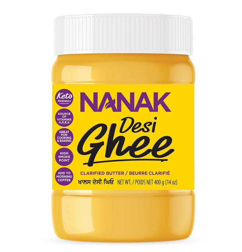 Nanak Pure Desi Ghee Clarified Butter, 3.5 lbs