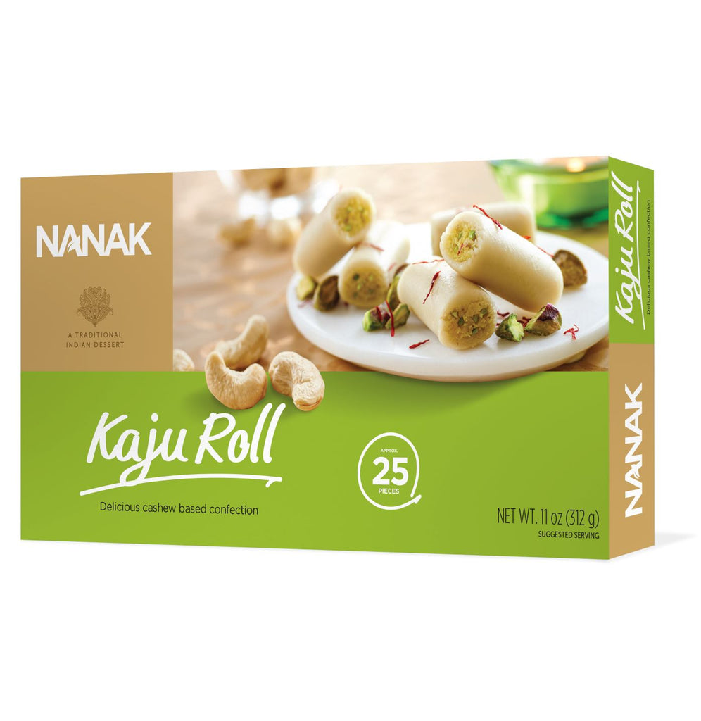 Nanak Kaju Roll Frozen Food Gourmet Wala 312 g 25 Pcs 