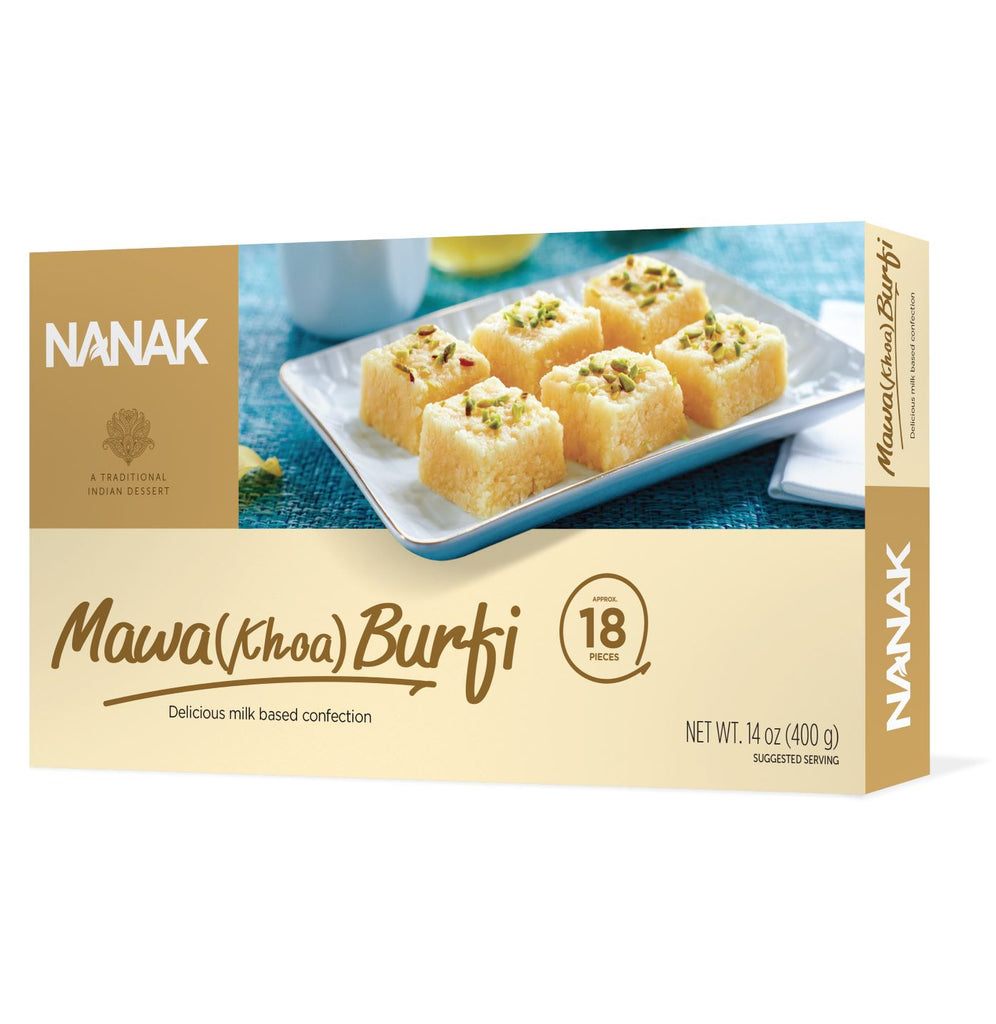 Nanak Mawa Burfi Frozen Food Gourmet Wala 400 Grams 