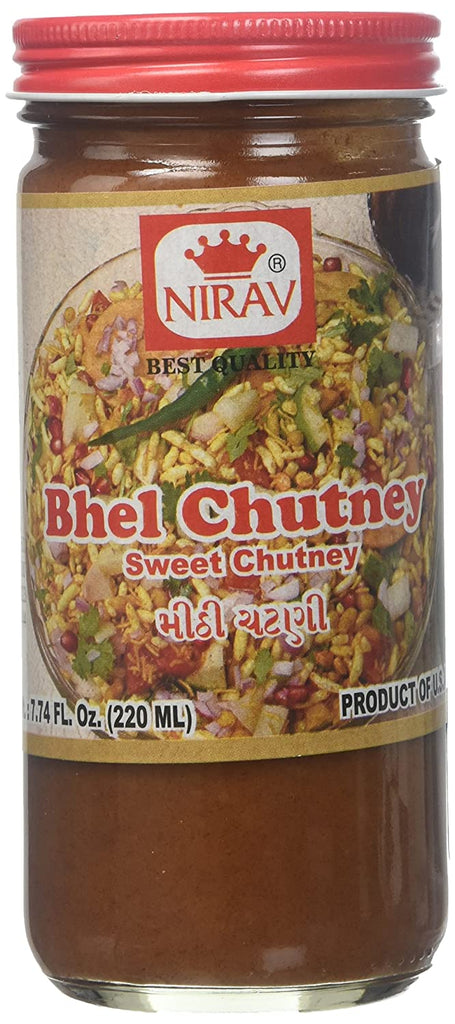 Nirav Bhel Chutney Instant Mix Prayosha Spices 220 ml 