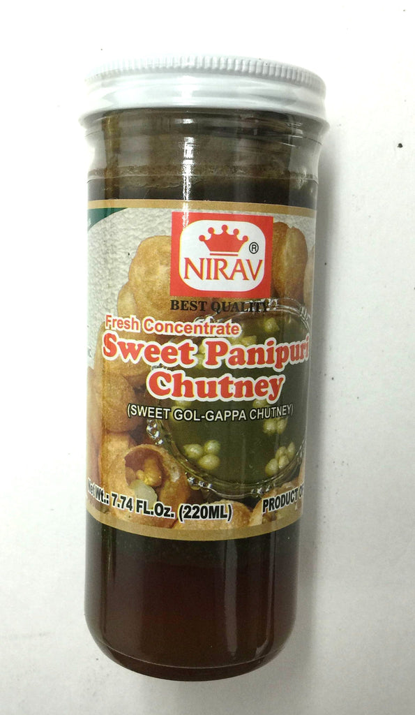 Nirav Sweet Pani Puri Chutney Instant Mix Prayosha Spices 220 ml 