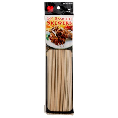 Poly King Skewers, Bamboo, 10 Inch Skewers Smart & Final 10 inches 