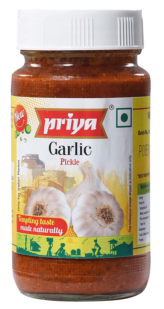 Priya Garlic Pickle Pickle Malabar 300 Grams 