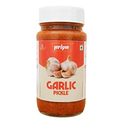 Priya Garlic Pickle Pickle Sri Sairam Foods 300 Grams 