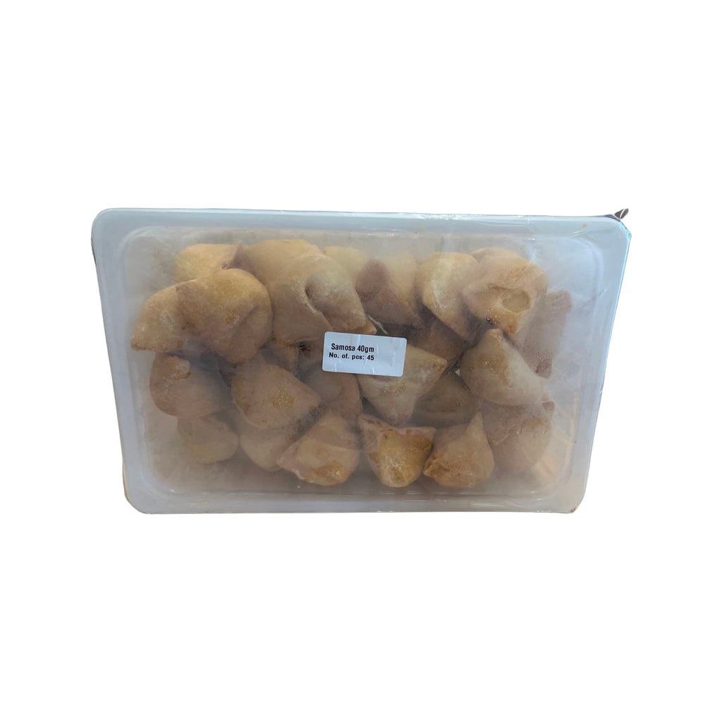 Punjabi Vegetable Samosa Frozen Foods Gourmet Wala Family Pack 45 Pieces 40 gm