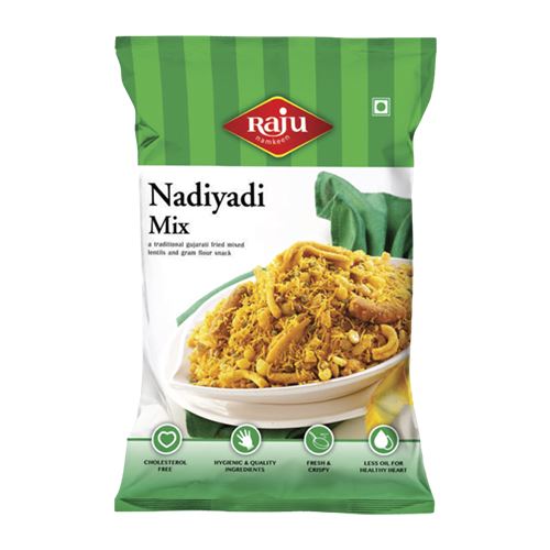 Raju Snacks Nadiyadi Mix Snacks Prayosha Spices 400 gms 