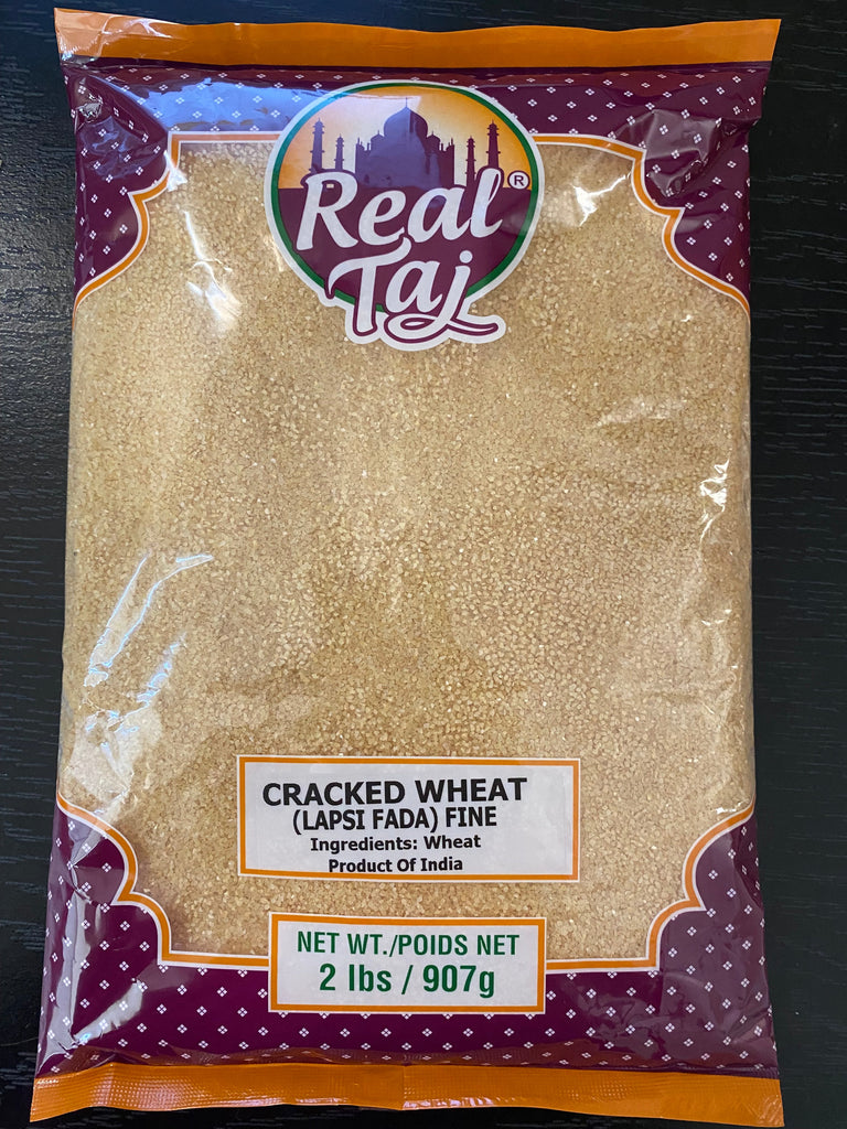 Real Taj Cracked Wheat Fine Flour Prayosha Spices 2 lbs 