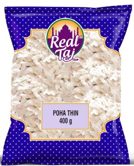Real Taj Thin Poha Snacks Prayosha Spices 2 LB 