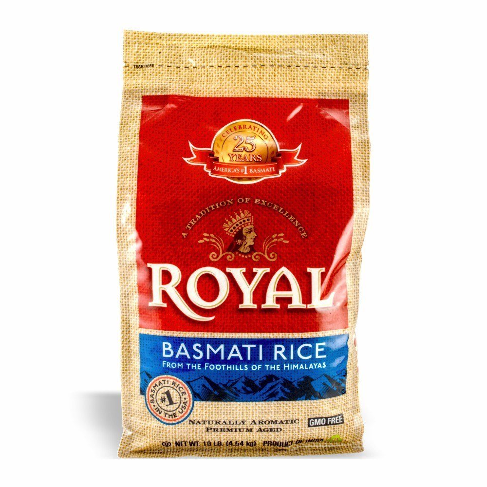 Royal White Basmati Rice Rice Prayosha Spices 10lb 