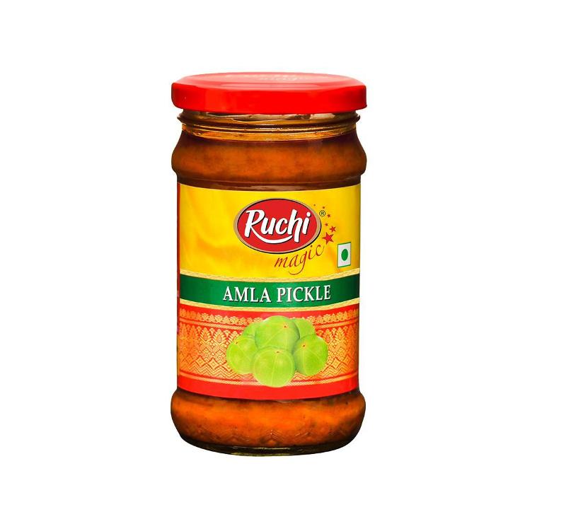 Ruchi Amla Pickle Pickle Sri Sairam Foods 300 Grams (10.6 Oz) 
