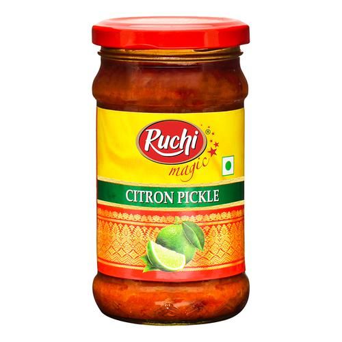 Ruchi Citron Pickle Pickle Sri Sairam Foods 300 Grams (10.6 Oz) 