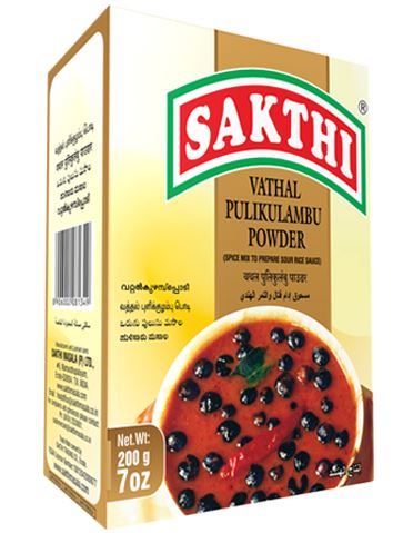 Sakthi Vathal Pulikulambu Masala Spices Babco 7 oz 200 Grams 