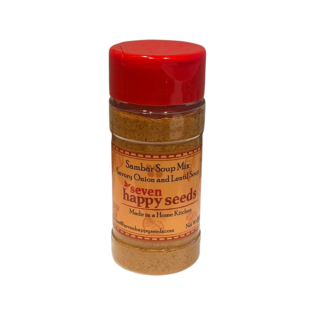 Seven Happy Seeds Sambar Soup Mix Spices Seven Happy Seeds 2 Oz 