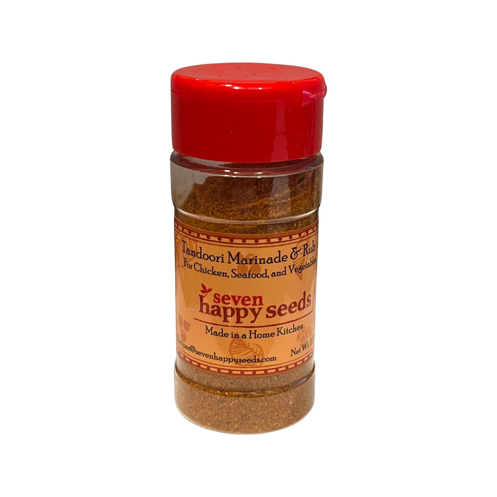 Seven Happy Seeds Tandoori Marinade & Rub Spices Seven Happy Seeds 2 Oz 