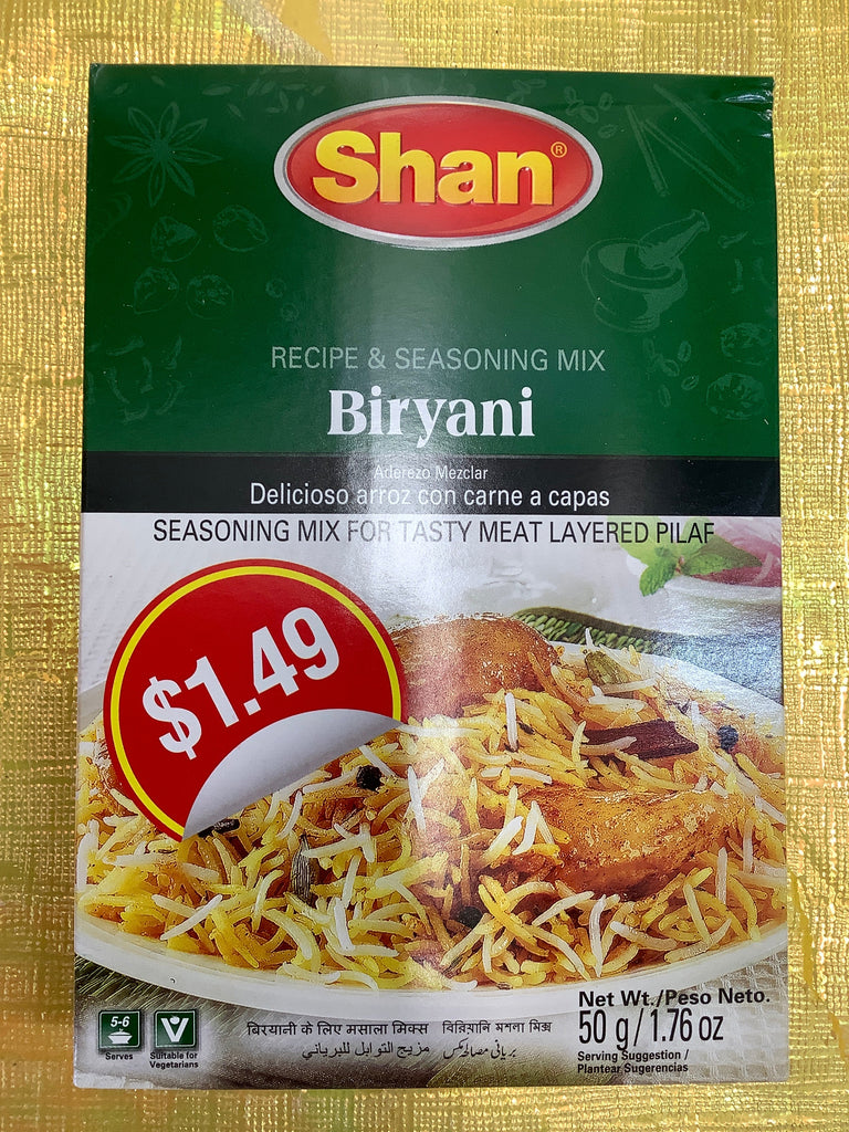 Shan Biryani Masala Spices Prayosha Spices 50 Grams 