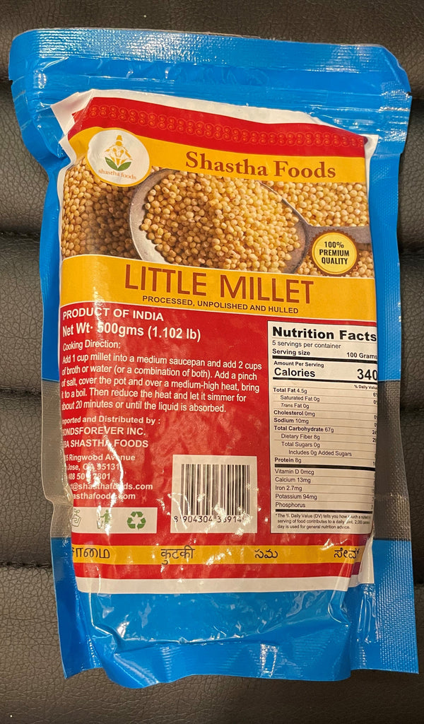 Shastha Little Millet Millets India Imports & Exports 