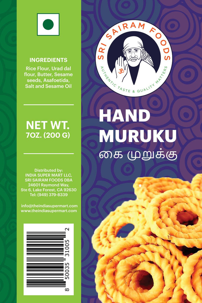 Sri Sairam Foods Hand Muruku Snacks Sri Sairam Foods 