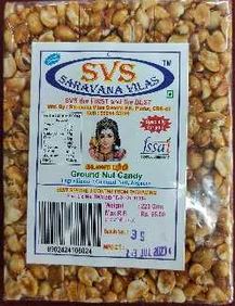 SVS saravana vilas - Groundnut Candy/chikki/burfi Snacks Sri Sairam Foods 
