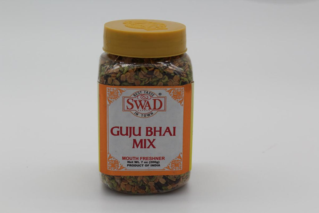 Swad Guju Bhai Mix Mouth Freshner Snacks Prayosha Spices 200 g / 7 Oz 