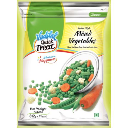 Vadilal Indian Style Mixed Vegetables Frozen Vegetables Vadilal 312g / 11oz 