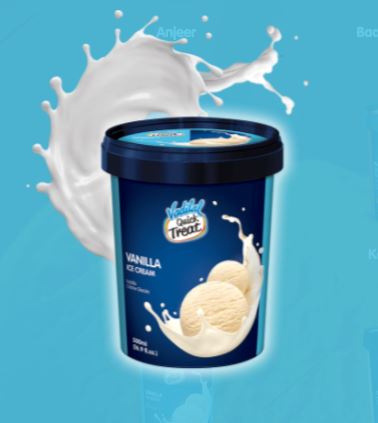 Vadilal Vanilla Ice cream Tubs Vadilal Ice cream Vadilal 1 litre 