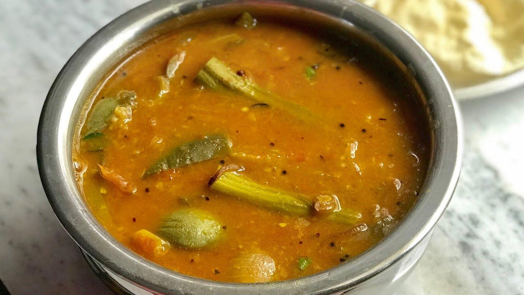 Vegetable Sambar Catering Sri Sairam Foods Small Tray: 60 Oz 