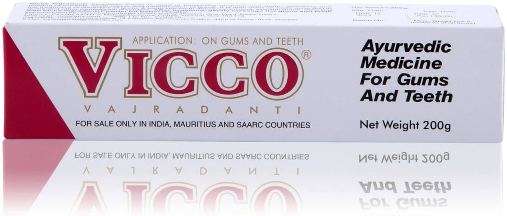 Vicco Vajaradanti Toothpaste Health Prayosha Spices 200 gms 